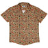 Fall Squirrel Button Up Shirt Geek Nerd adult sizing animal patterns botany print