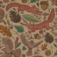 Fall Squirrel Long Sleeve Button Up Shirt Geek Nerd adult sizing animal patterns botany print