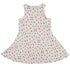 Falling Leaves Autumn Sleeveless Dress back