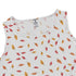 Falling Leaves Autumn Sleeveless Dress close front