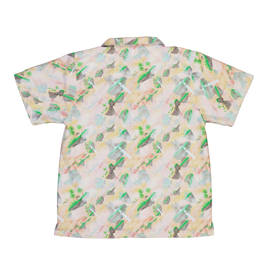 Fantasy Floating Isles Sunset Dnd Youth Hawaiian Shirt - Designs by Nathan - Fantasy Prints - Q3