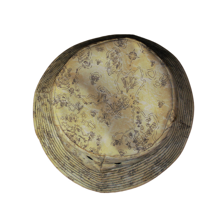 Fantasy Paper World Map Dnd Bucket Hat