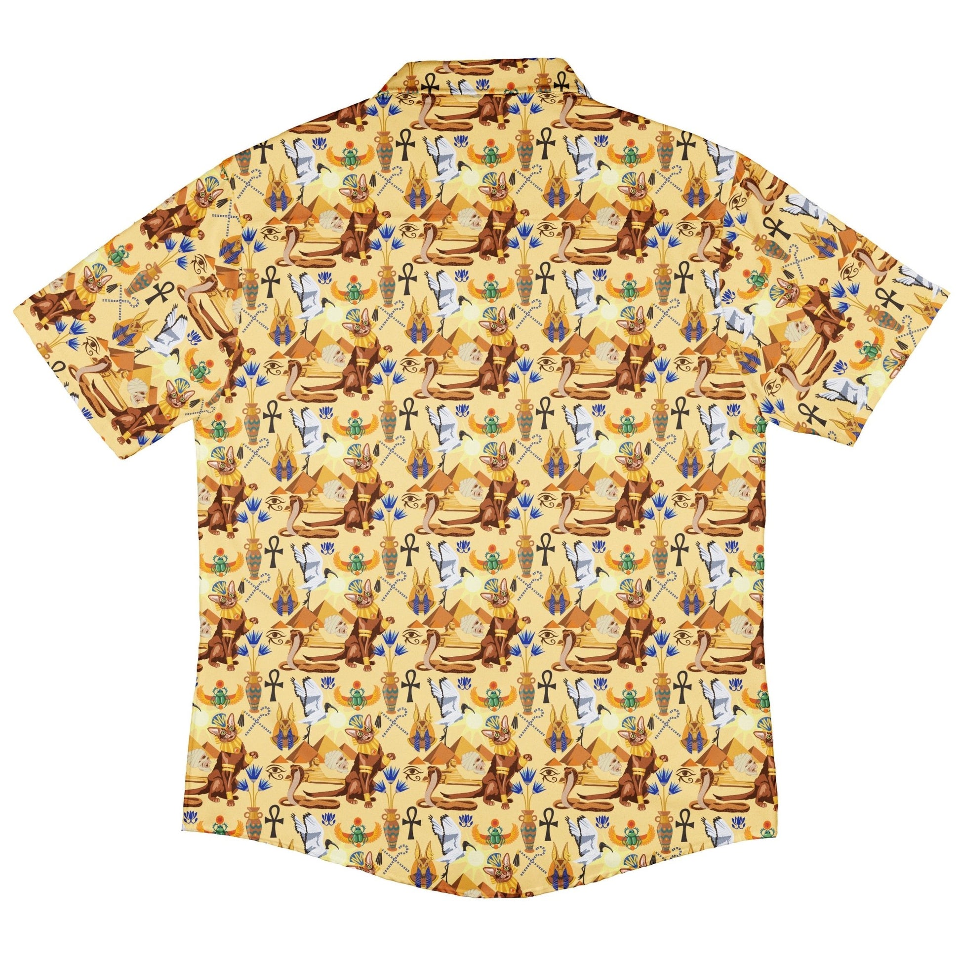 Feline of the Nile Button Up Shirt Geek Nerd 0925 adult sizing All Adult Button Up Shirts