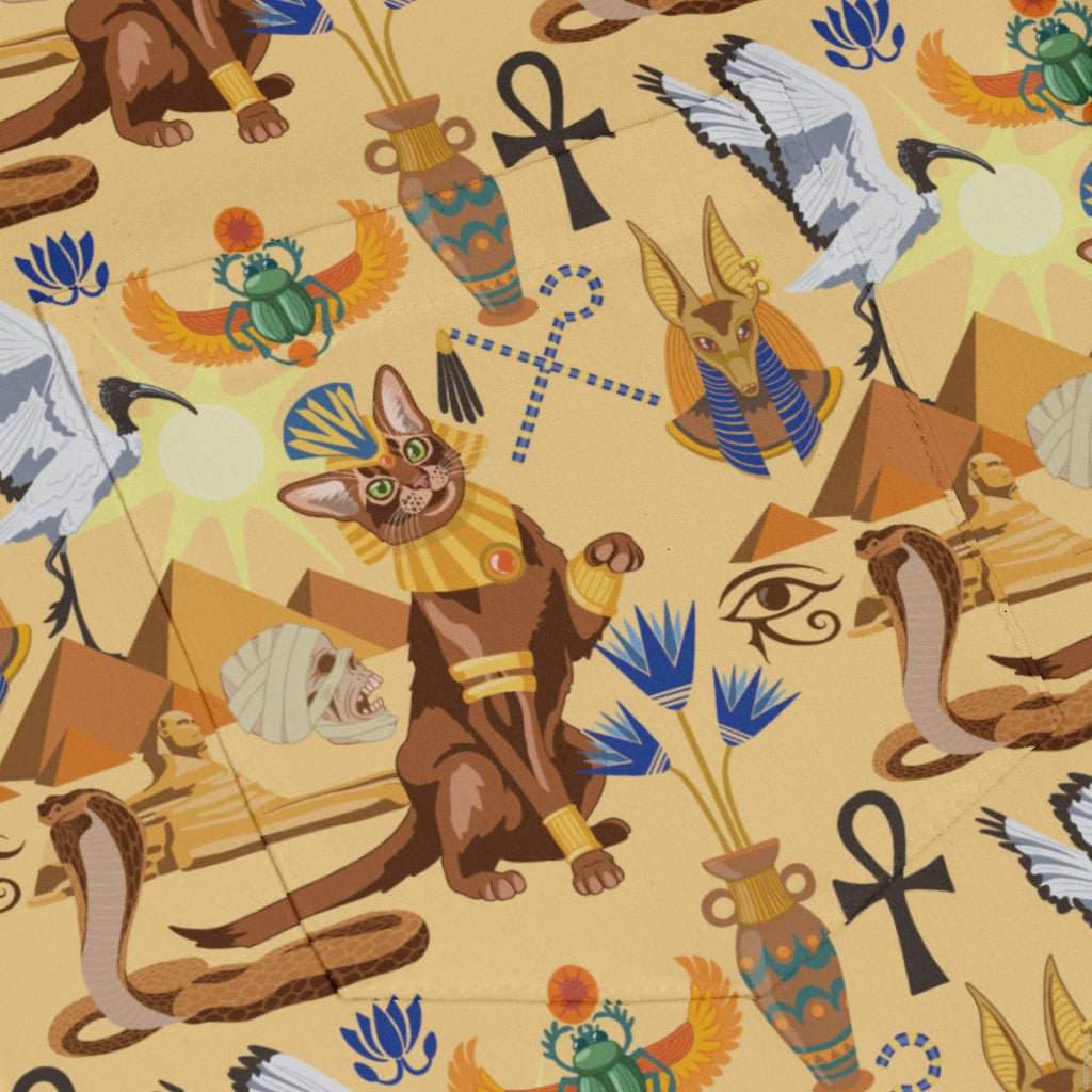 Feline of the Nile Long Sleeve Button Up Shirt Geek Nerd 0925 adult sizing All Adult Button Up Shirts