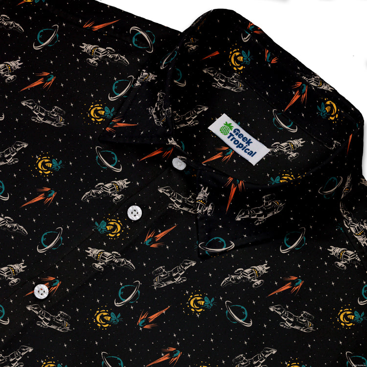 Nerdy Firefly Space Button Up Shirt