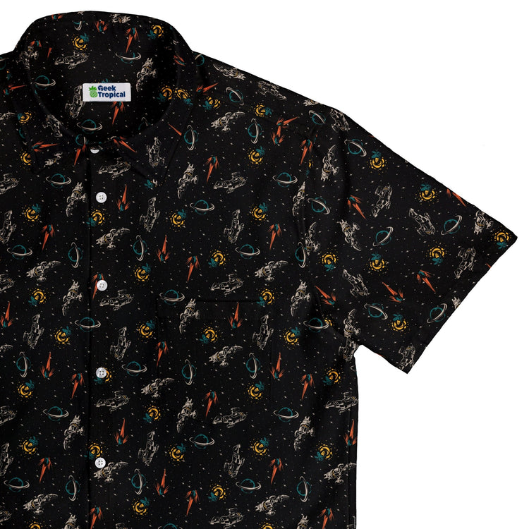 Nerdy Firefly Space Button Up Shirt