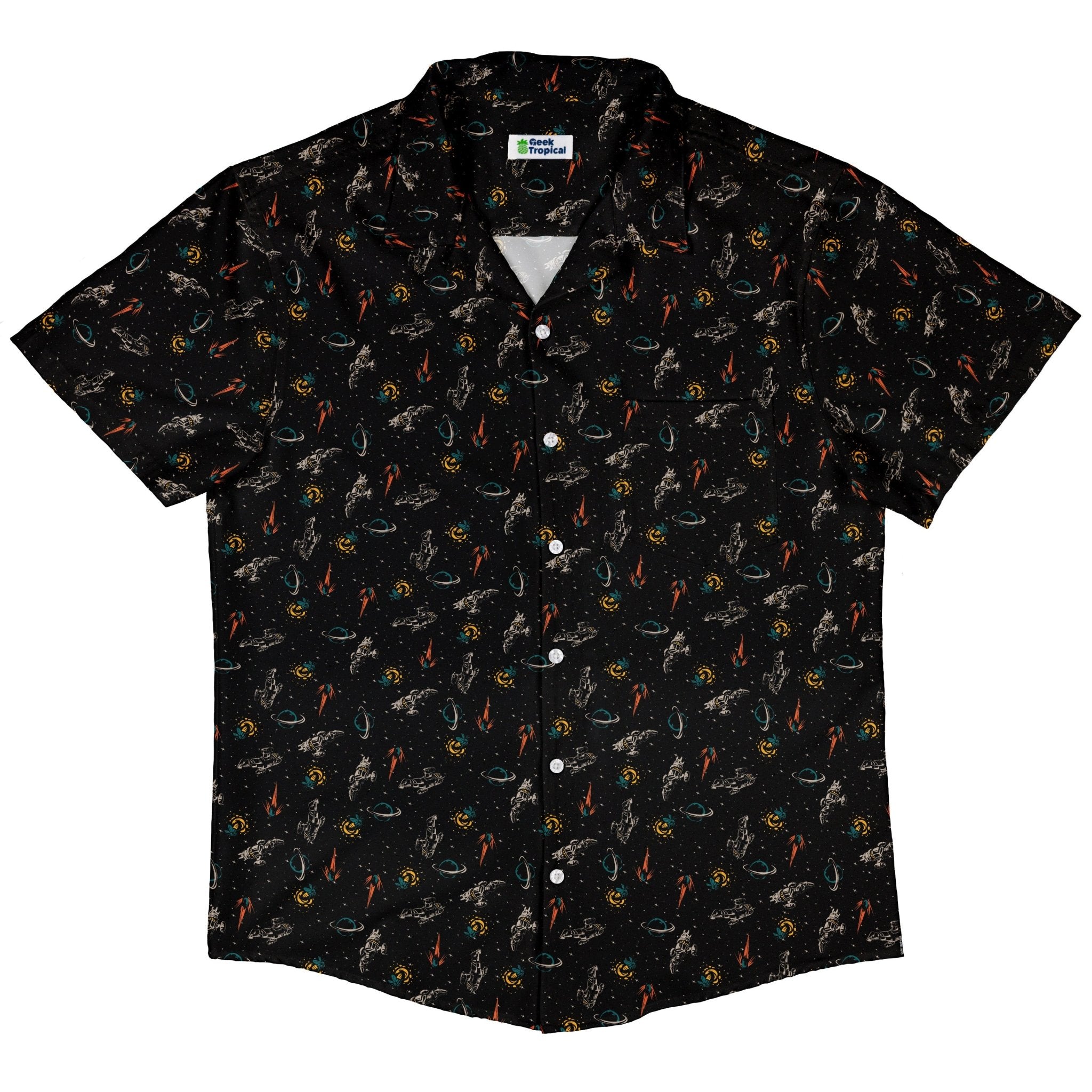 Nerdy Firefly Space Button Up Shirt
