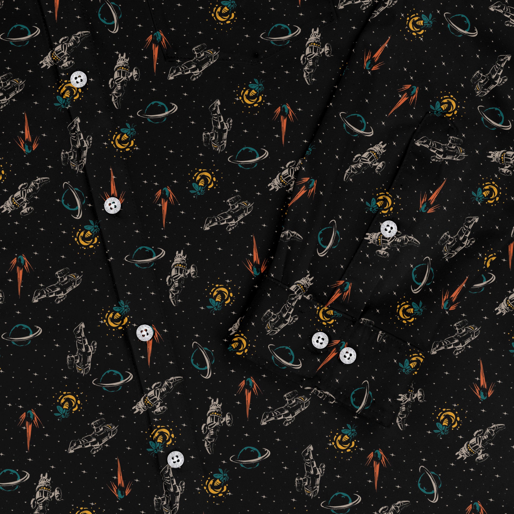 Firefly Space Long Sleeve Button Up Shirt 2