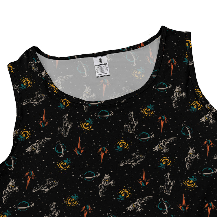 Nerdy Firefly Space Sleeveless Dress