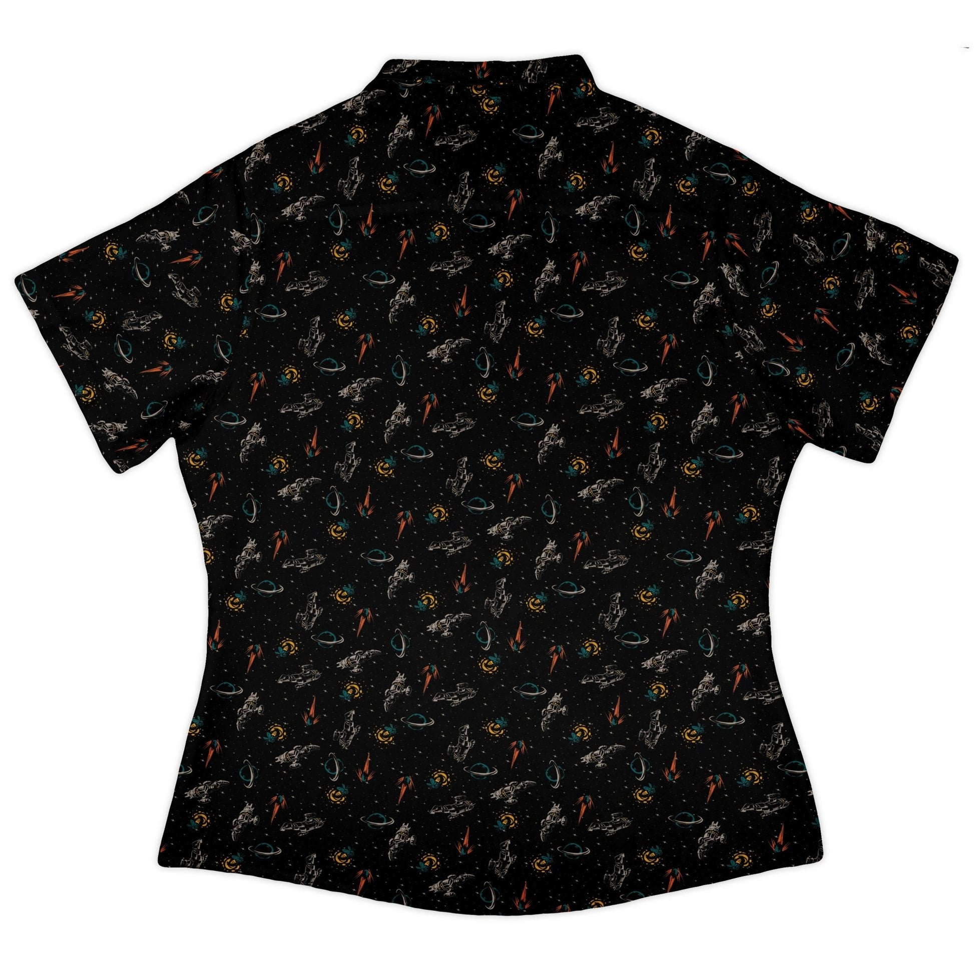 Firefly Space Curvy Button Up Shirt 4
