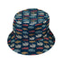 Fish Flow Bucket Hat Geek Nerd 0925 Animal Patterns Design by Heather Davenport