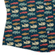 Fish Flow Curvy Button Up Shirt Geek Nerd 0925 All Adult Button Up Shirts Animal Patterns