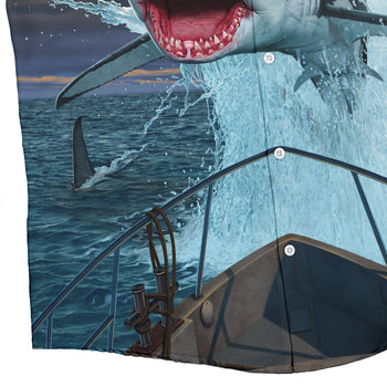 Fish Out of Water Button Up Shirt Geek Nerd 0925 adult sizing All Adult Button Up Shirts