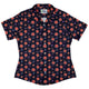 Flapjack Octopus Anime Curvy Button Up Shirt Geek Nerd anime Design by Ardi Tong marine biology