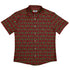 Floppy Disk Red and Green Button Up Shirt Geek Nerd adult sizing computer print Design by Random Galaxy