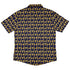 Floppy Disk Yellow Blue Button Up Shirt Geek Nerd adult sizing computer print Design by Random Galaxy