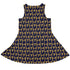 Floppy Disk Yellow Blue Dress Geek Nerd computer print Design by Random Galaxy lx - C
