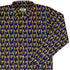 Floppy Disk Yellow Blue Long Sleeve Button Up Shirt Geek Nerd adult sizing computer print Design by Random Galaxy