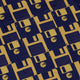 Floppy Disk Yellow Blue Long Sleeve Button Up Shirt Geek Nerd adult sizing computer print Design by Random Galaxy