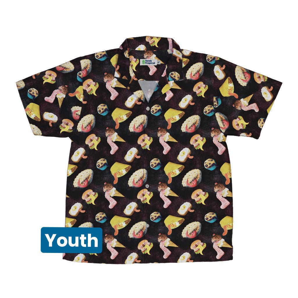 Food Mimics Dnd Youth Hawaiian Shirt - Designs by Nathan - dnd & rpg print - Q3