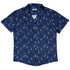 Forest Cats Blue Button Up Shirt Hawaiian Front