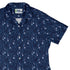 Forest Cats Blue Curvy Button Up Shirt womens top right