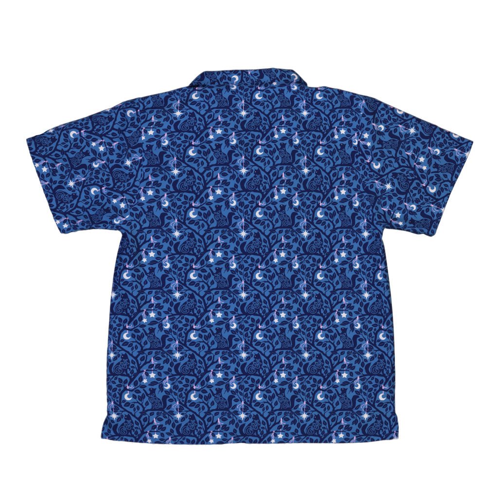 Forest Cats Blue Youth Hawaiian Shirt 2