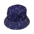Forest Cats Lilac Bucket Hat Gray Stitching