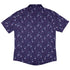 Forest Cats Lilac Button Up Shirt Back
