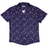 Forest Cats Lilac Button Up Shirt Hawaiian Front