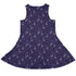 Forest Cats Lilac Sleeveless Dress back