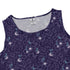 Forest Cats Lilac Sleeveless Dress close front