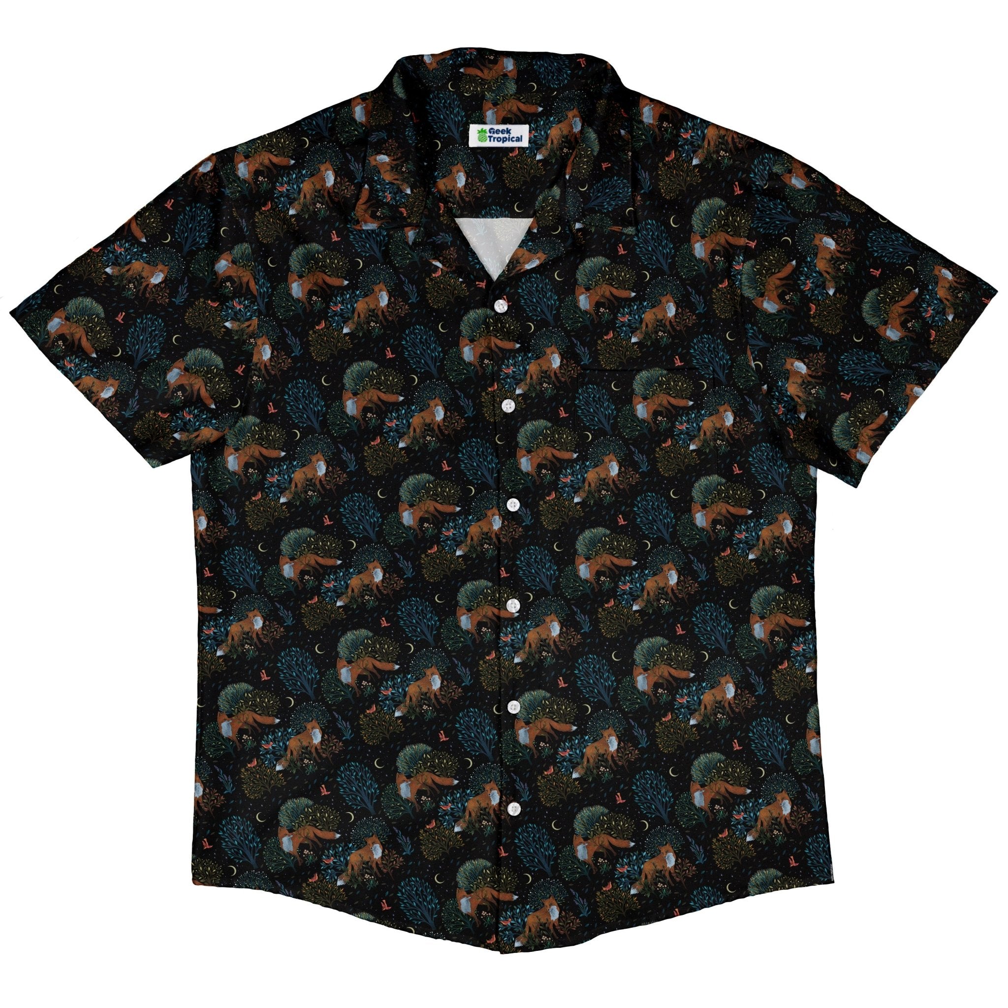 Forest Foxes Button Up Shirt 5