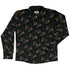 Forest Foxes Long Sleeve Button Up Shirt front