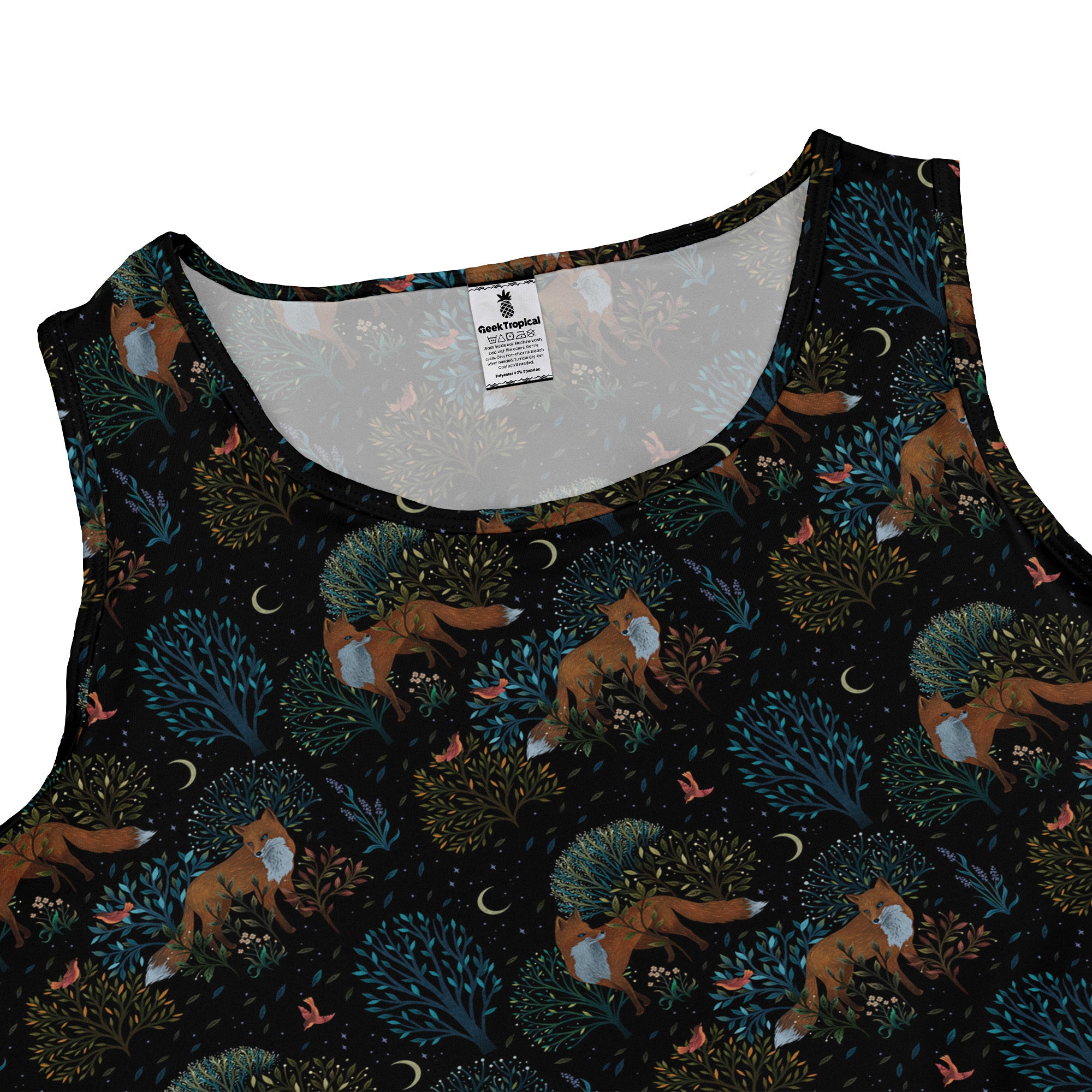 Forest Foxes Sleeveless Dress 2