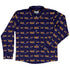 Four Calling Birds Long Sleeve Button Up Shirt front