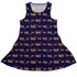Four Calling Birds Sleeveless Dress front