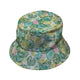 Frog Among Lilies Bucket Hat Geek Nerd 0925 Animal Patterns Botany Print