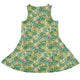 Frog Among Lilies Dress Geek Nerd 0925 Animal Patterns Botany Print