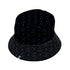 Frog Population Black Bucket Hat Gray Stitching