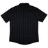 Frog Population Black Button Up Shirt Back
