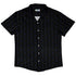 Frog Population Black Button Up Shirt Hawaiian Front