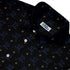 Frog Population Black Button Up Shirt Neck