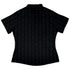 Frog Population Black Curvy Button Up Shirt womens back