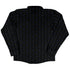 Frog Population Black Long Sleeve Button Up Shirt back