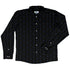 Frog Population Black Long Sleeve Button Up Shirt front