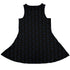 Frog Population Black Sleeveless Dress back