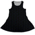Frog Population Black Sleeveless Dress front