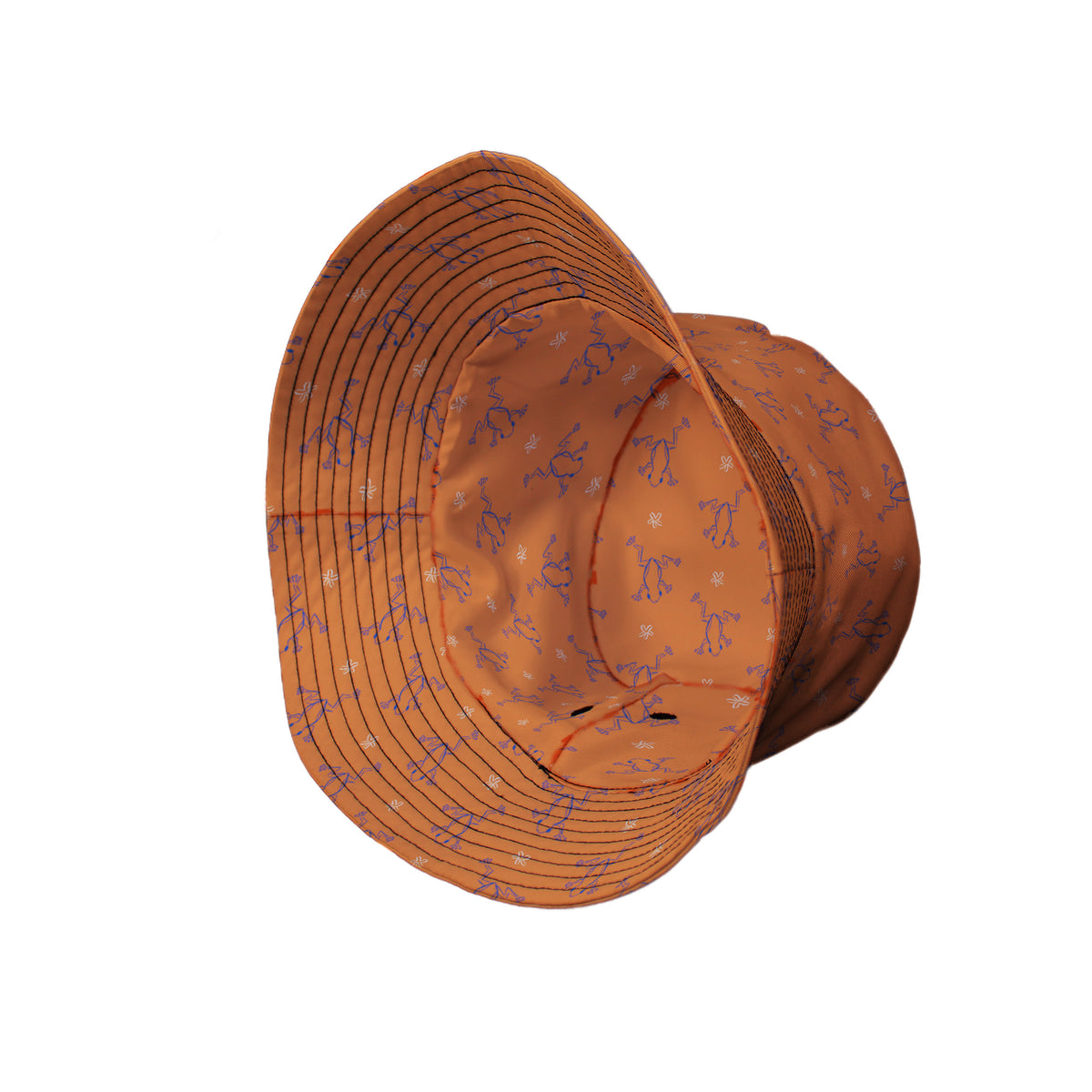 Frog Population Bucket Hat Side View