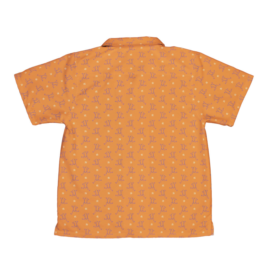 Frog Population Youth Hawaiian Shirt Back
